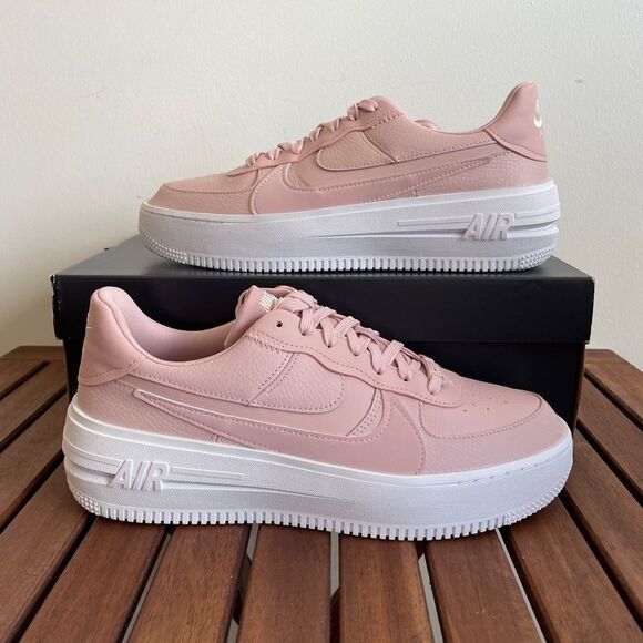 Nike Air Force 1 PLT.AF.ORM Pink Oxford USA Women 9/UK 6.5/EU 40.5 (DJ9946-602) - Picture 2 of 11